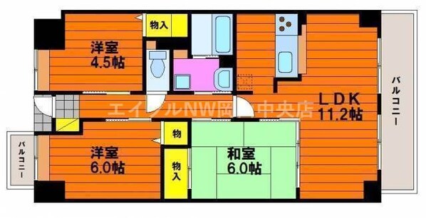 フィオーレの物件間取画像